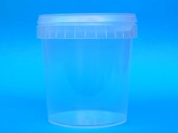 Contenitore vaso da ml 1000 trasparente (100 pz)