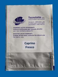 Ferment for Fresh Caprino cheese in bags for 100 liters (10U) of milk each (10 bags)