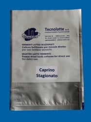 Ferments for Seasoned Caprino cheese for 50 liters of milk (5U) each (5 bags)