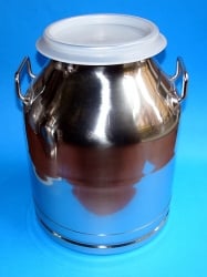 Bin for milk and food liquids with pressure lid - 30 litres