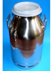 Bin for milk and food liquids with pressure lid - 40 litres