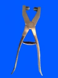 Stainless steel hand sealing clamp for 7 mm seal
