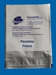 Ferment for Fresh Pecorino cheese for 50 liters of milk (5U) each (5 bags)
