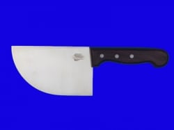 Tuscan knife cleaver stainless steel blade round cm. 14