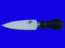 Stainless steel knife cm. 14 tip for hard cheese 