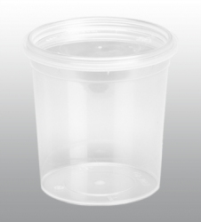 155 ml container jar transparent (100 pcs)