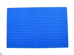 Polyropylene mat for food, blue color, mm. 570x380
