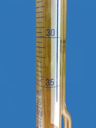 Hydrometer for the determination of acidity of milk (SH/50 ml) - scale 35 ml