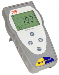 Termometro portatile per termocoppie TEMP 7 K-T in valigetta con sonda T 3T215