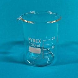 Fireproof Glass beaker 150 ml - Borosilicate